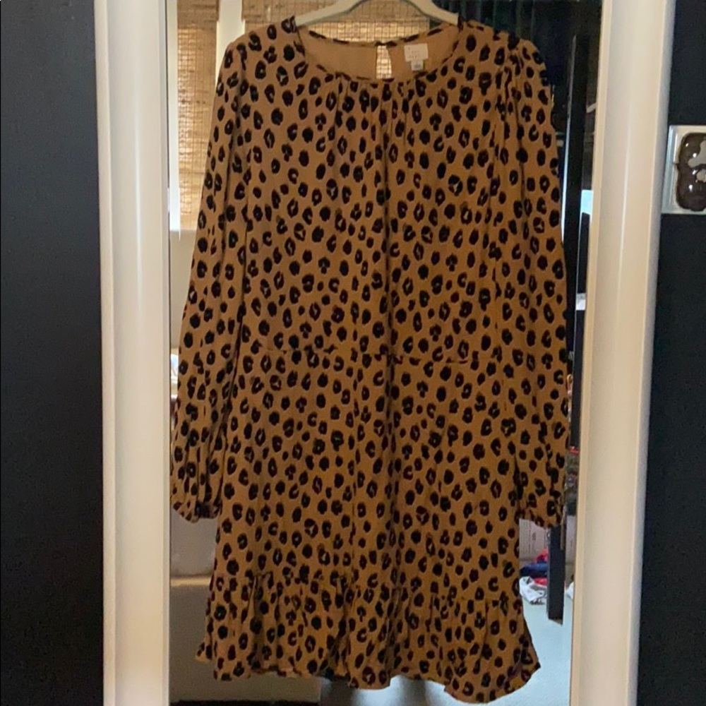 A New Day Dress in Leopard